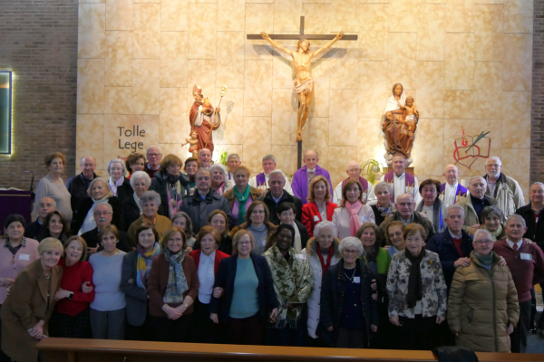 El 24 de febrero, la parroquia Ntra. Sra. de la Consolación (Móstoles), ha acogido el encuentro de las Fraternidades Agustinianas Laicales.