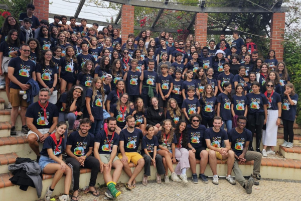 Chicos y chicas miembros de la Juventud Agustiniana Portuguesa han participado en verano en el Campamento Tagaste.