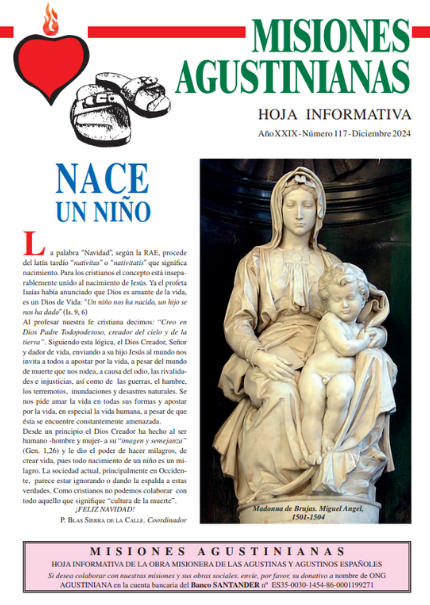 Ya puedes leer el número 117 de la publicación "Misiones Agustinianas" que recoge la realidad de las misiones agustinianas.