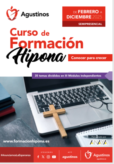 El Curso de formación Hipona ofrece una modalidad cómoda de formación de calidad, para agentes de pastoral.