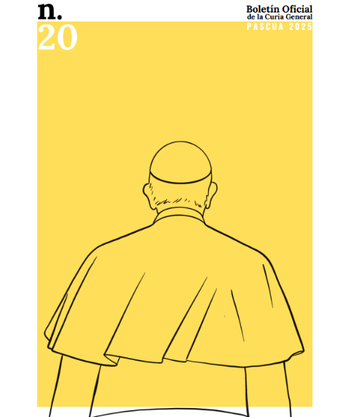 Tras la muerte del Papa Francisco, la Curia General de la OSA publica un boletín con el mensaje institucional de condolencias de la Orden.