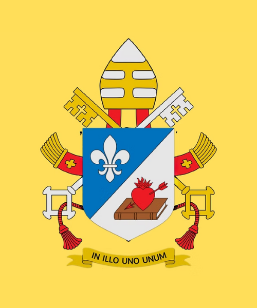 El religioso agustino P. Pío de Luis explica el significado de los elementos que aparecen en el escudo del papa León XIV.