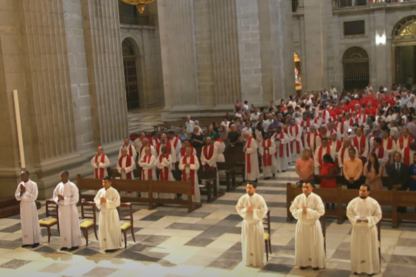 El 29 de junio el Monasterio de El Escorial acogió la celebración de la ordenación diaconal de seis religiosos agustinos.