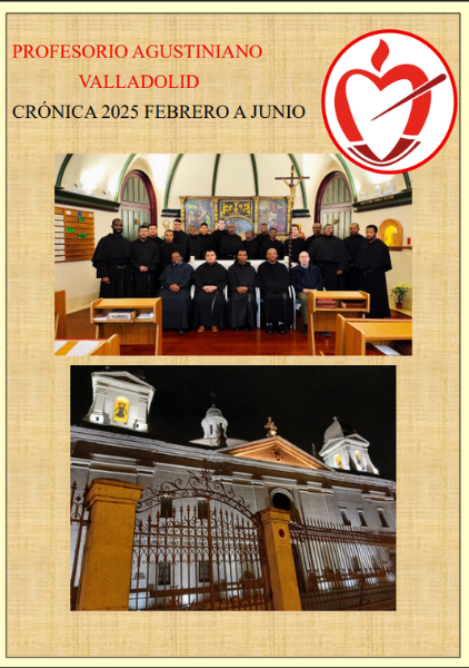 Dos veces al año, el Profesorio Agustiniano de Valladolid publica la crónica con las principales noticias del centro de formación.