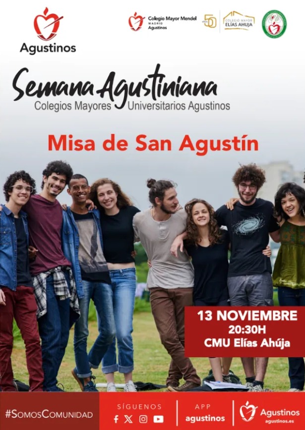 El pasado sábado 15 de noviembre, colegiales de los tres colegios mayores agustinos celebraron juntos la Semana Agustiniana.