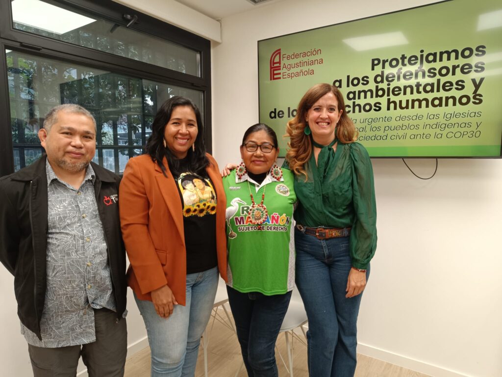 Ante la COP30 que se celebrará en Belém, Brasil, FAE social ha organizado un acto con testimonios directos de la Amazonía peruana.