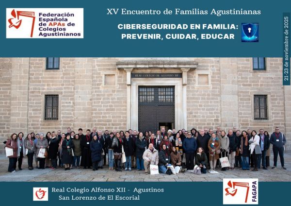 Del 21 al 23 de noviembre, tuvo lugar el “XV Encuentro de Familias Agustinianas”, en el Real Colegio Alfonso XII de El Escorial.