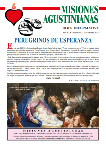 «Misiones Agustinianas» acerca cada trimestre la realidad de las misiones en los lugares en los que la Orden de San Agustín está presente.