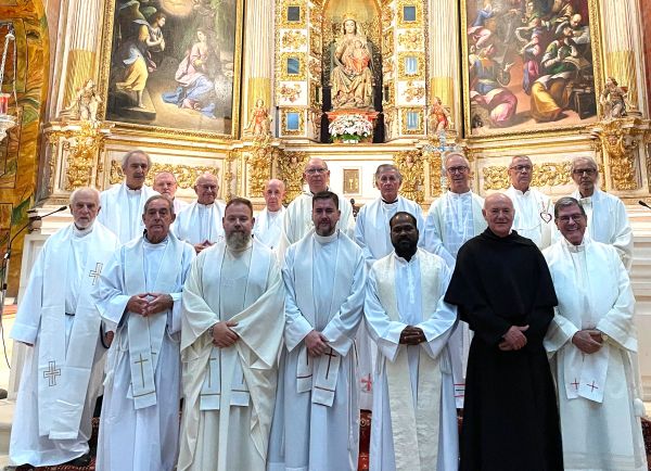En el Monasterio de Sta. Mª de La Vid (Burgos) ha tenido lugar la celebración el día 27 de junio con la presencia de familiares y agustinos.